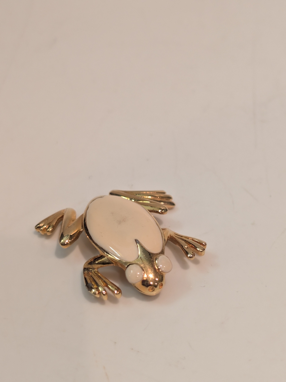 Vintage Monet Frog Brooch
